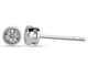 White Gold and Diamond Miracle Stud Earrings
