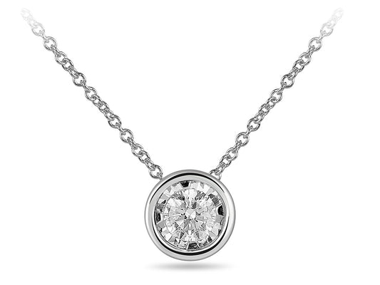 White Gold and Diamond Miracle Pendant